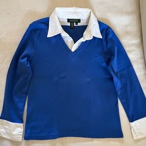 Ralph Lauren women’s long sleeve collared top
